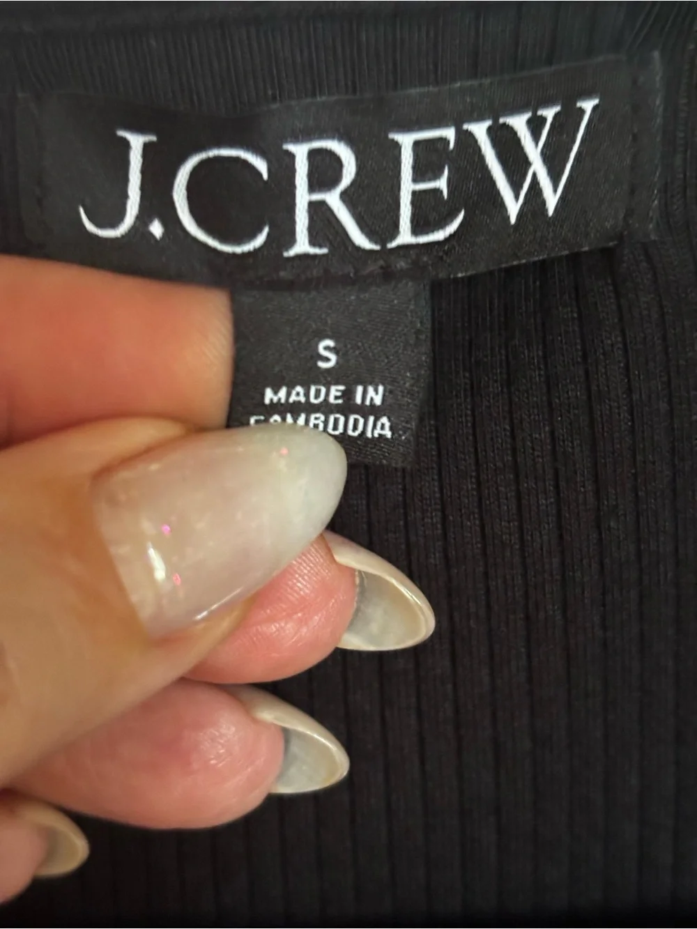 J. Crew lightweight ribbed